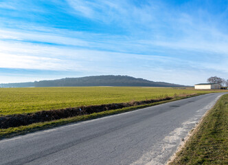 pejzaż, wsch&oacute;d, krajobraz