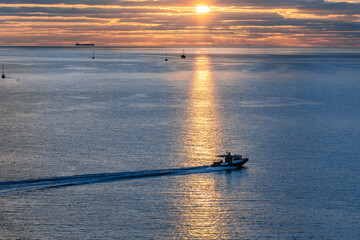 Naklejka premium sunset