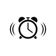 Obraz premium Alarm clock icon template