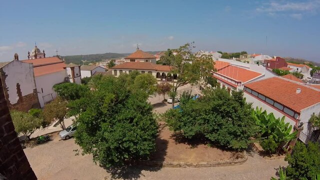 castle in portuguese city Silves in Algarve