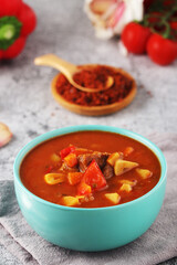 Traditional Hungarian meat stew - Goulash