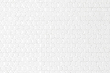 White circle seamless texture of mosaic.