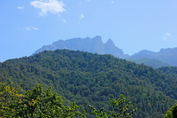 Azerbaijan. The beautiful Kapaz Mountain is 3066 meters.