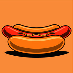 Hot dog is the best dish for a snack on the street