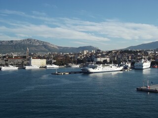 Panorama of Split, Croatia