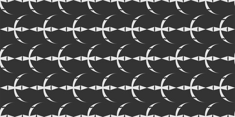 modern seamless pattern with geometric shapes on a black background wallpaper texture for your design vector graphics