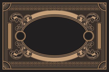 Vintage Frame With Ornament