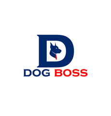 Dog-Boss modern T-shirt logo design