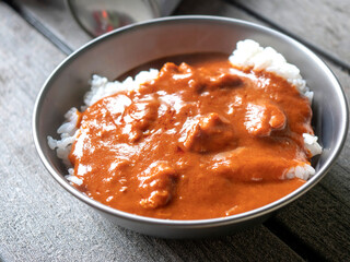 山で食べるアウトドアごはん・山ごはん【ビーフカレー】