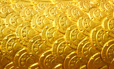 Golden stucco pattern texture