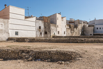 Abandoned square in Calpe