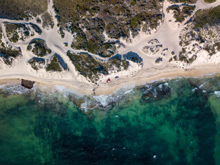 Aerial Remote beach  © David