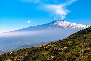  Etna volcano during the eruption © alanstix64