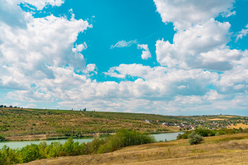 landscape with river and sky
Iasi, Șorogari, Romania