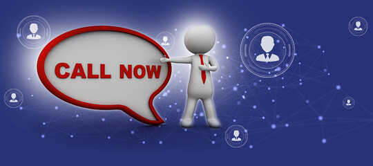 3d rendering business leadership concept 
