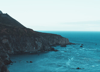 Mountain and sea landscape