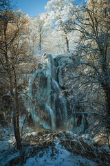 Bad Urach waterfall winter