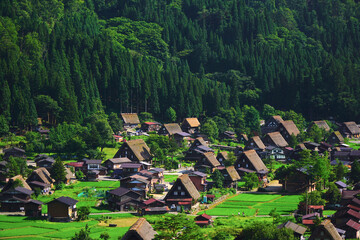Shirakawa-Go Old Village, Gifu　Pref., Japan