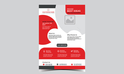 Corporate Business Flyer Design Template for Business	

