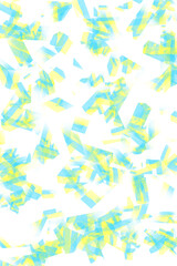 Blattwerk, abstrakt gemalter Hintergrund