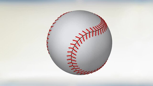 Baseball animation videos for multipurpose use of projects