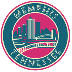 Memphis skyline symbol
