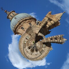 Tiny Planet Palermo Cathedral