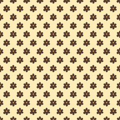 Fototapeta na wymiar Flower seamless pattern. Backgrounds and wallpapers for invitations, cards, fabrics, packaging, textiles. Vector illustration. 