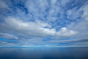Fototapeta na wymiar Empty wideness seen from the North Cape, Norway