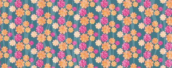 abstract horizontal flower cover. site header.