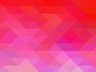 Triangular pixelation. Multi-colored pixel background. The texture consisting of multi-colored triangles.