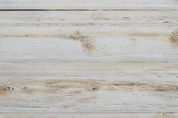 White old wooden plank wall painted with patina