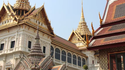 Deurstickers building at the royal palace in bangkok in thailand © frdric