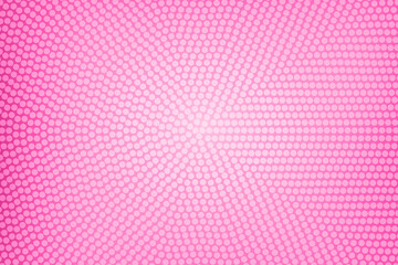Pop art colorful comics book magazine cover. Polka dots pink background. Cartoon funny retro pattern. Vector halftone illustration. 90-s style. Template design for poster, card, flyer.