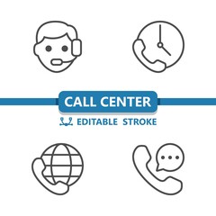 Call Center - Customer Support - Customer Service Icons