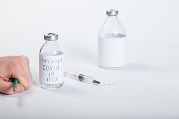 Home made original vaccine. Non certified Covide-19 vaccine.