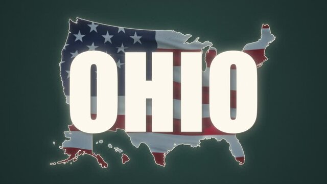 USA, State of Ohio in 4k UHD