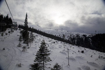 snow mountain Slovakia ski winter Jasna Europa