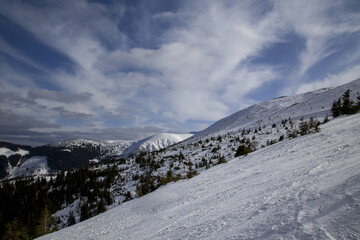 snow mountain Slovakia ski winter Jasna Europa