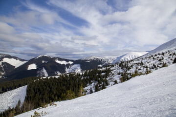 snow mountain Slovakia ski winter Jasna Europa