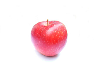 red apple isolated on white