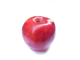 red apple isolated on white background