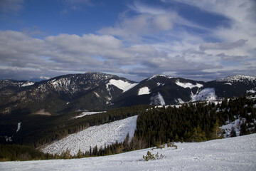 snow mountain Slovakia ski winter Jasna Europa