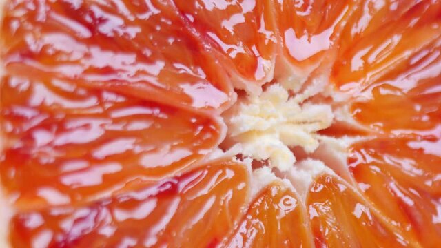 close up of orange slices
