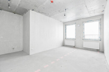 new apartment without finishing