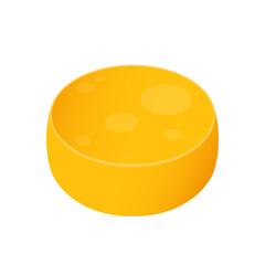 Cheese vector. Cheese on white background.