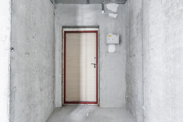 new apartment without finishing