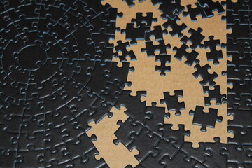 Puzzleteile eines Puzzle