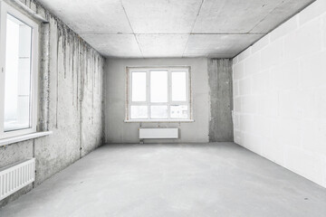 Obraz premium new apartment without finishing