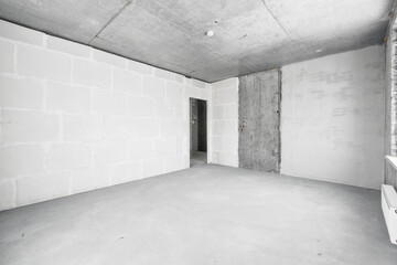 new apartment without finishing